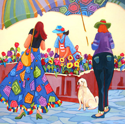 "Pick Me" painting by Carolee Clark