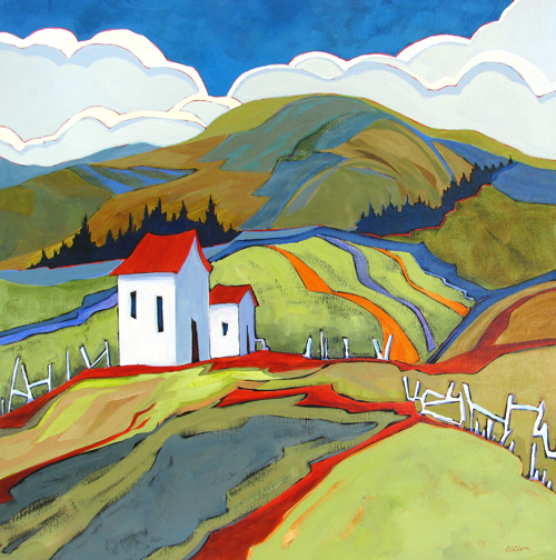 Wanderers Welcome - painting by Carolee Clark