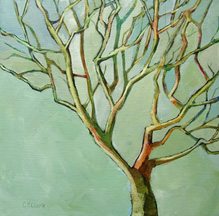 "Going Green" painting by Carolee Clark