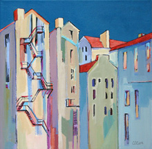Living High, painting by Carolee Clark
