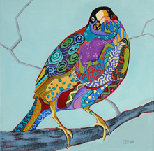 "You Singin to Me?," painting by Carolee Clark